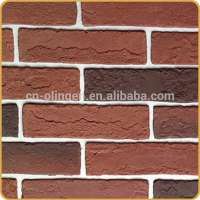 Red brick for interior and exterior decoration wall